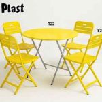 میز و صندلی پلاستیکی تاشو