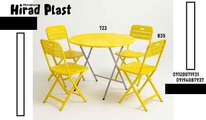 میز و صندلی پلاستیکی تاشو