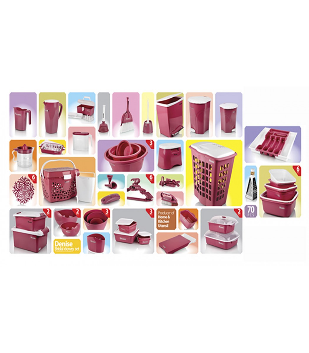 سرویس کامل لوازم آشپزخانه پلاستیکی