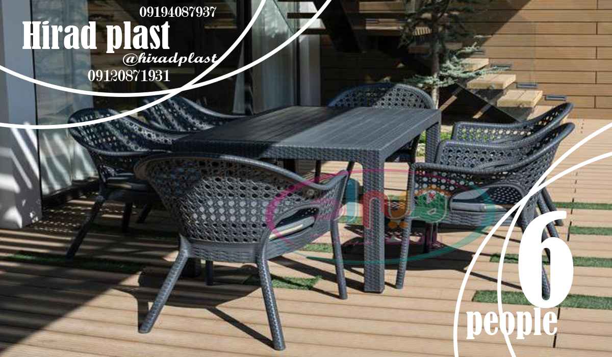 میز و صندلی پلاستیکی رستورانی