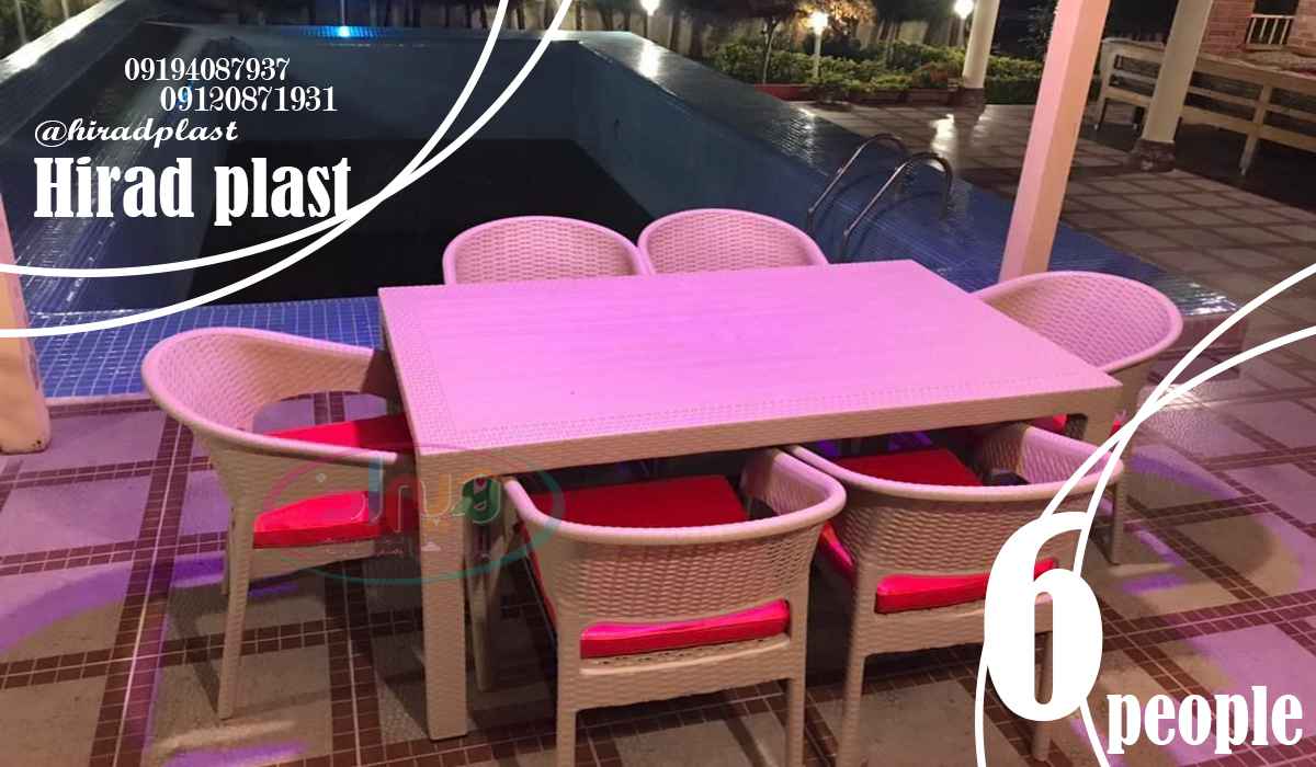 میز و صندلی پلاستیکی ویلا
