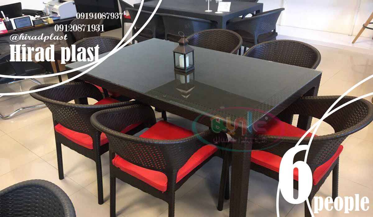 میز و صندلی پلاستیکی ویلایی