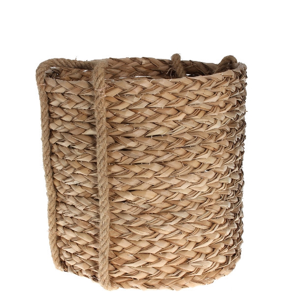 گلدان پلاستیکی حصیری