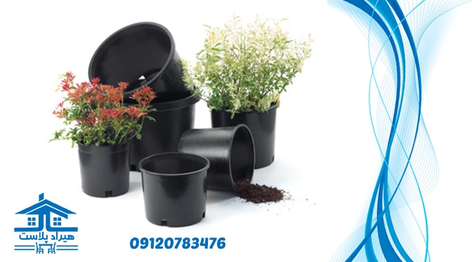 فروش عمده گلدان پلاستیکی گلخانه ای