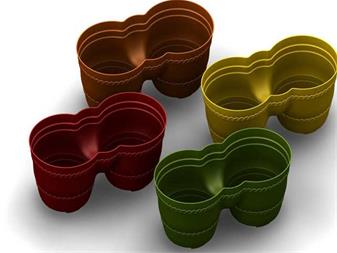 انواع گلدان پلاستیکی گلخانه