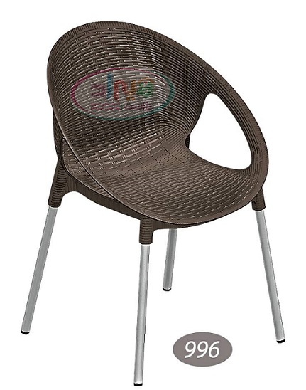 صندلی پلاستیکی پایه فلزی