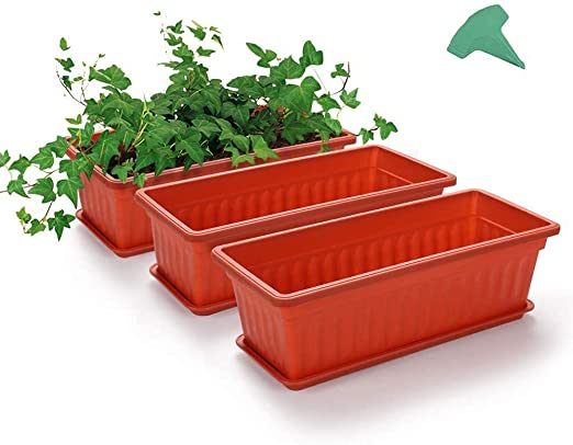 گلدان پلاستیکی دراز