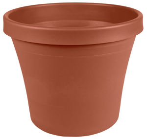 گلدان پلاستیکی ضخیم گرد