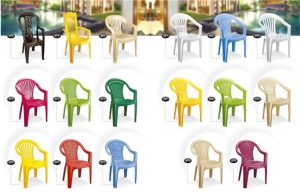 تولید انواع صندلی پلاستیکی رنگی