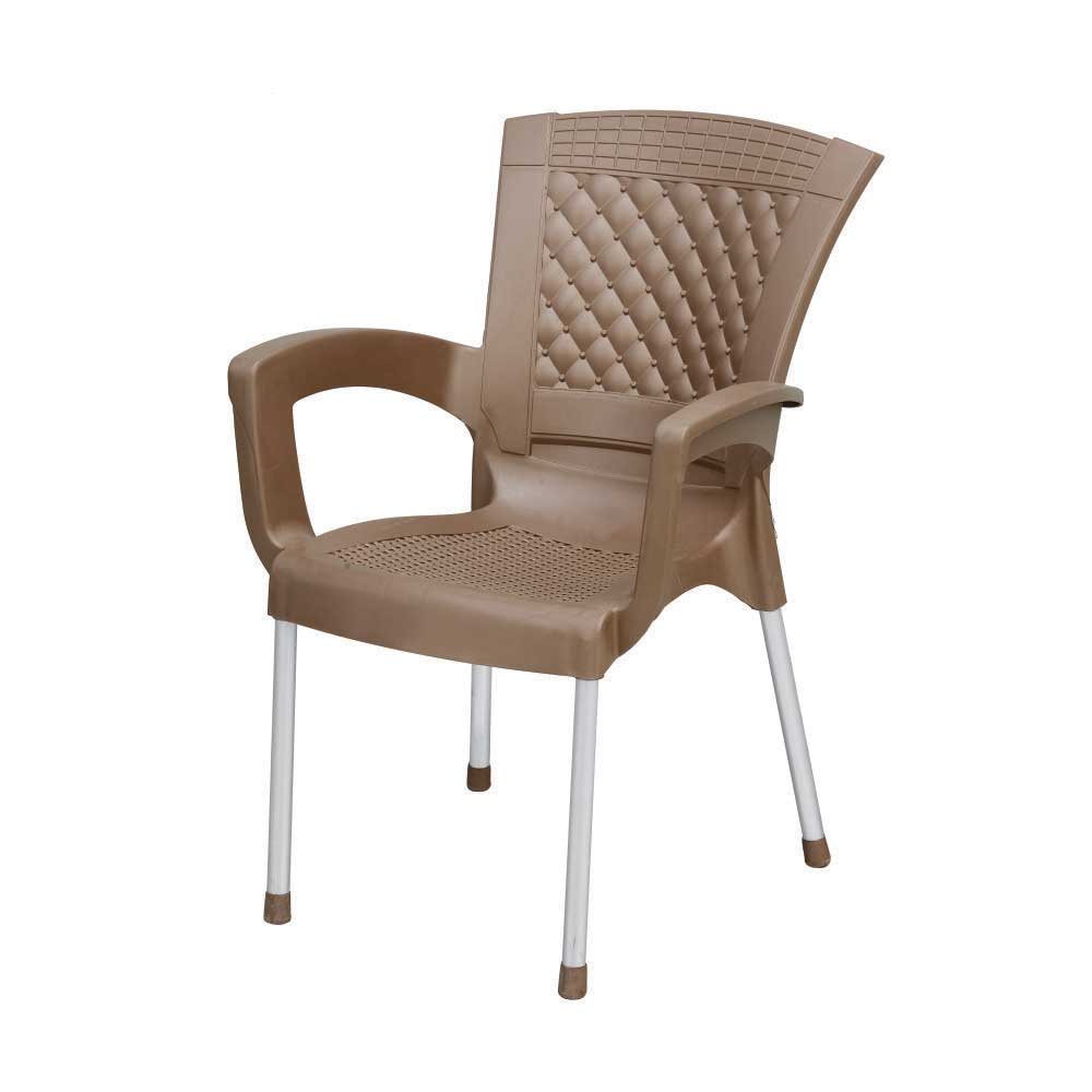 صندلی پلاستیکی با پایه فلزی