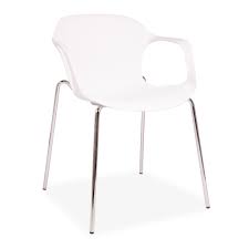 تولید صندلی پلاستیکی ساده پایه فلزی