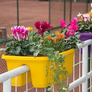 گلدان نرده ای پلاستیکی