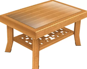 میز پایه پلاستیکی حصیری