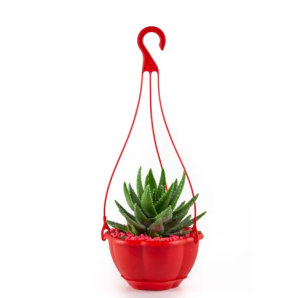 گلدان پلاستیکی رنگی آویزی ارزان