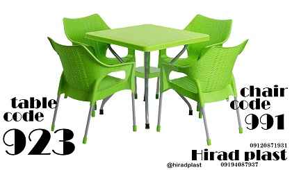 میز و صندلی پلاستیکی