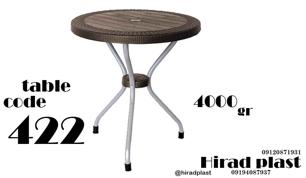 میز پایه فلزی