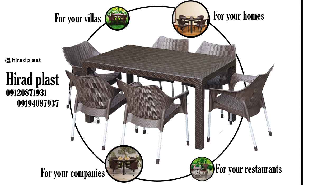 میز و صندلی حصیربافت