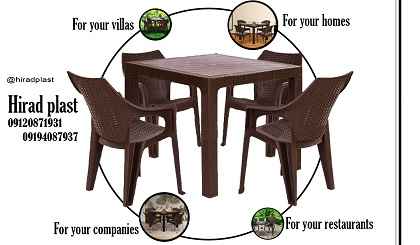 میز و صندلی پلاستیکی