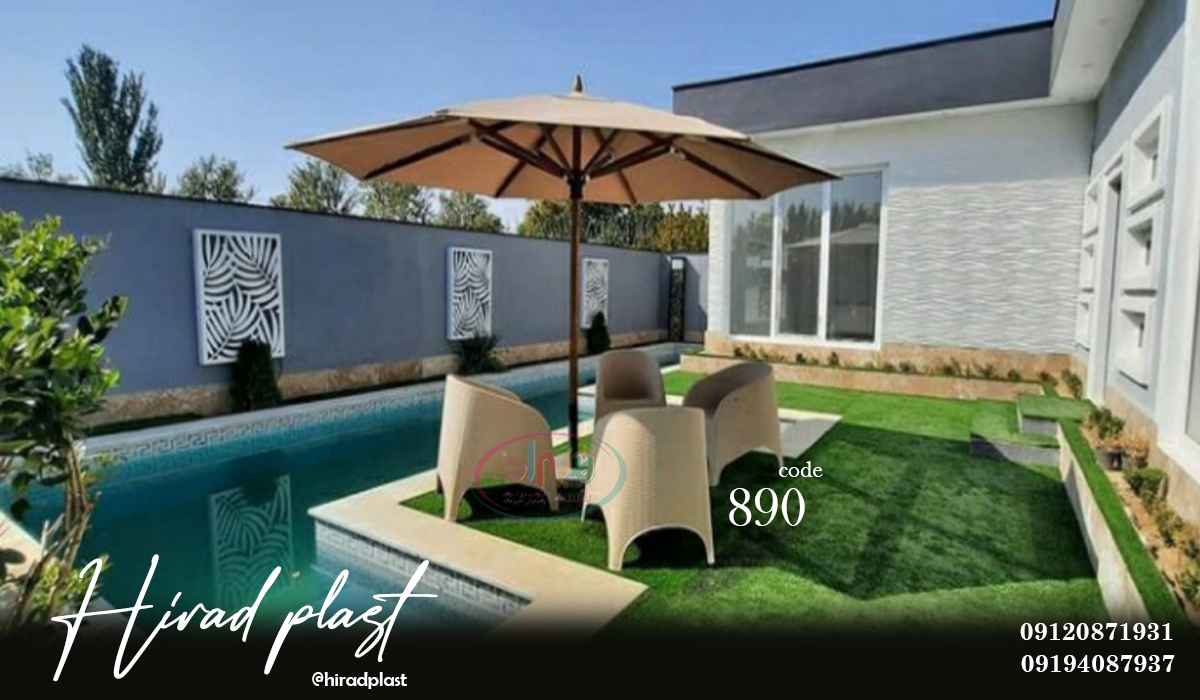 میز و صندلی پلاستیکی باغی