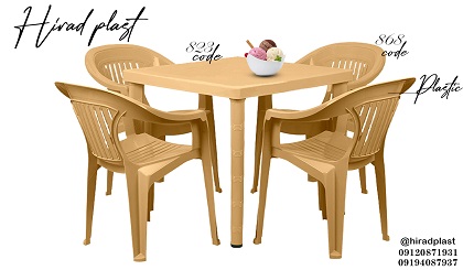 میز و صندلی پلاستیکی رستورانی