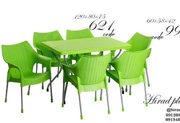 میز و صندلی پلاستیکی ناهارخوری