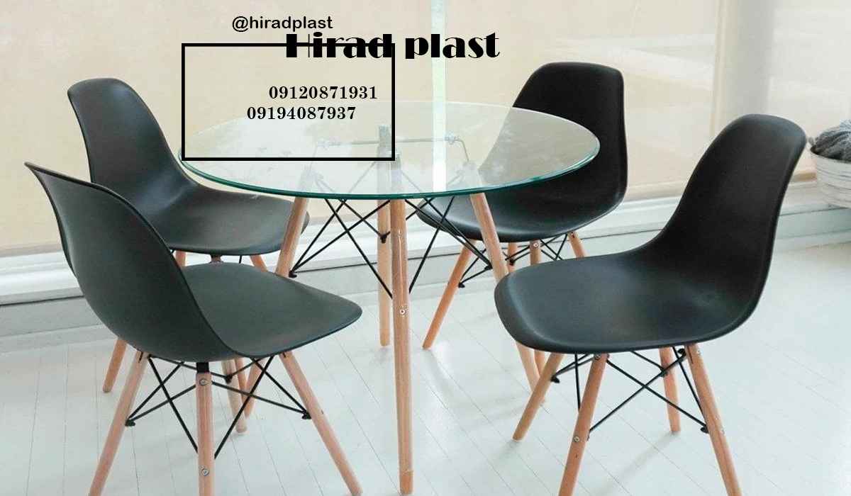 قیمت میز و صندلی پایه چوبی