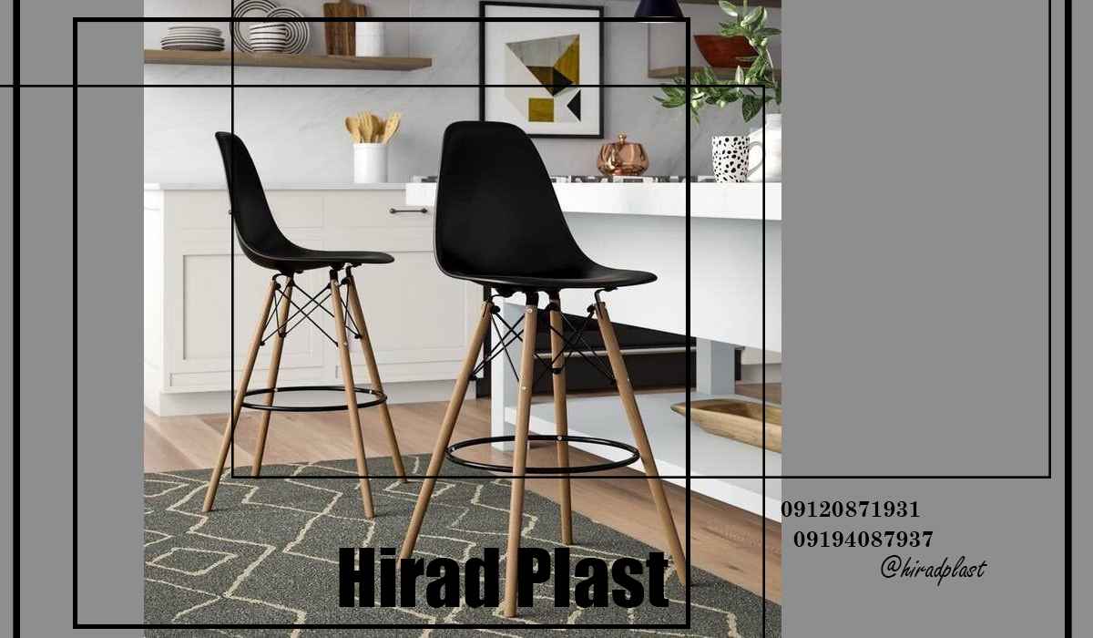 صندلی پایه چوبی