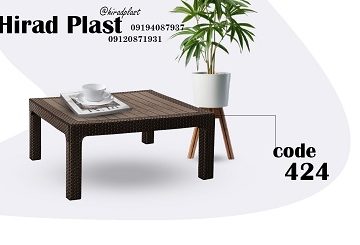 میز حصیری عسلی