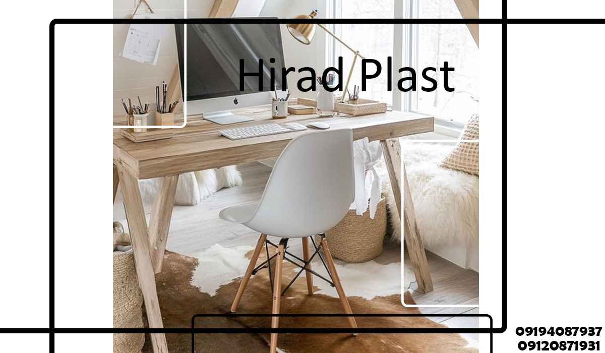 میز و صندلی پایه چوبی