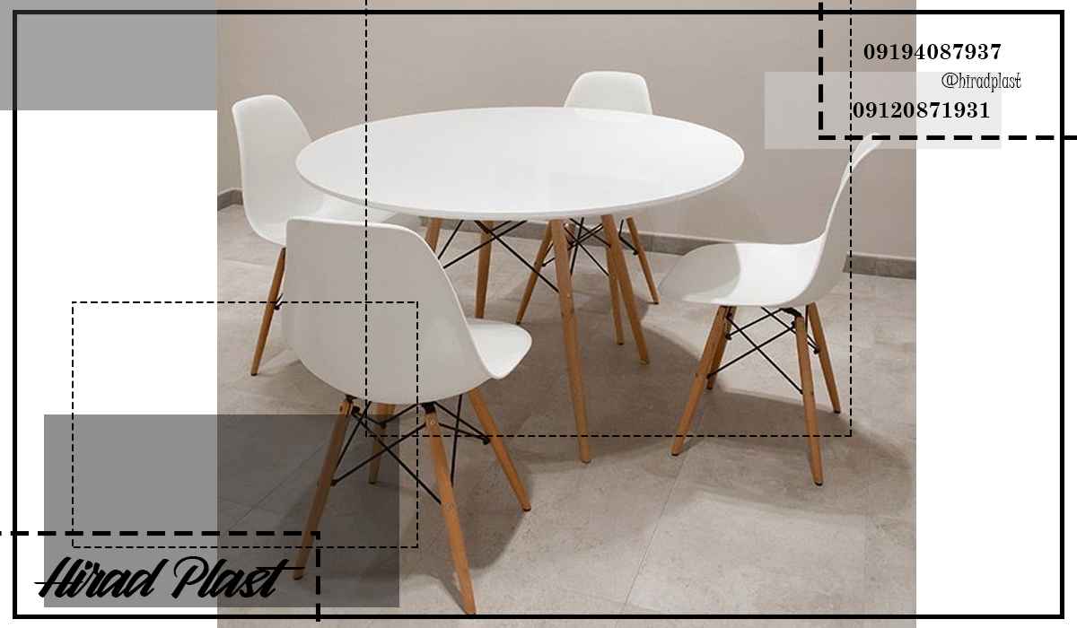میز و صندلی پلاستیکی ایفل