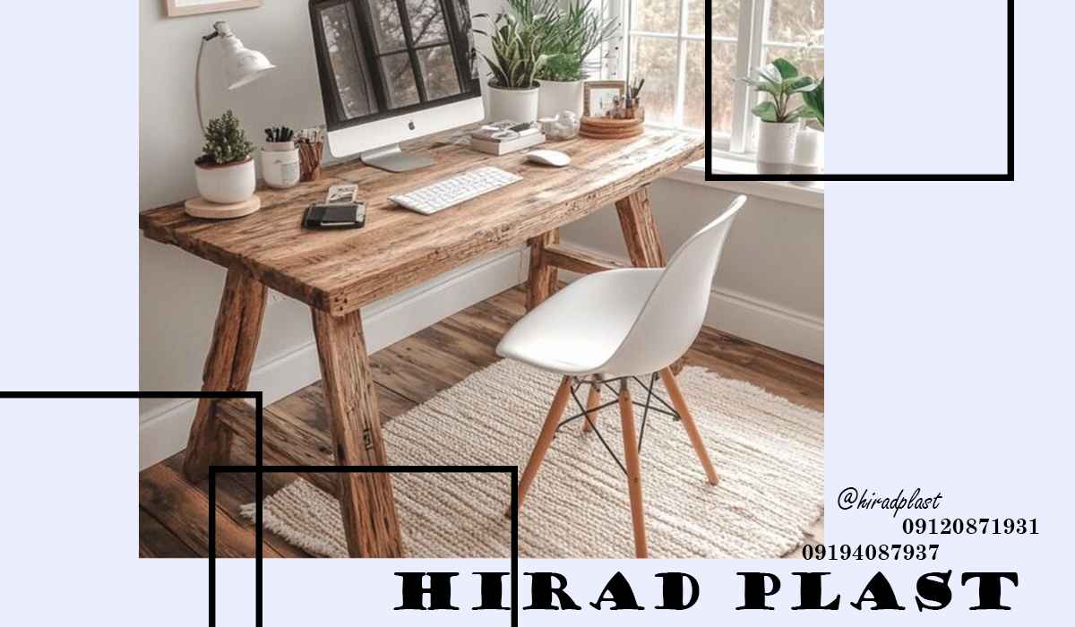 صندلی پایه چوبی