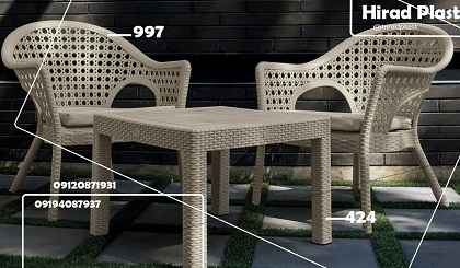 صندلی پلاستیکی باغی