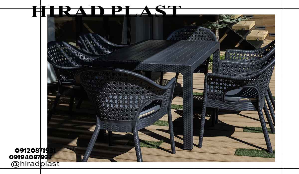 میز و صندلی حصیری