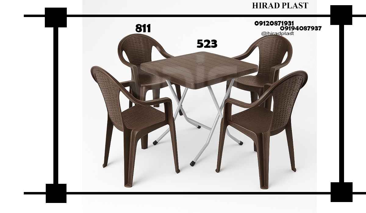 میز و صندلی حصیری