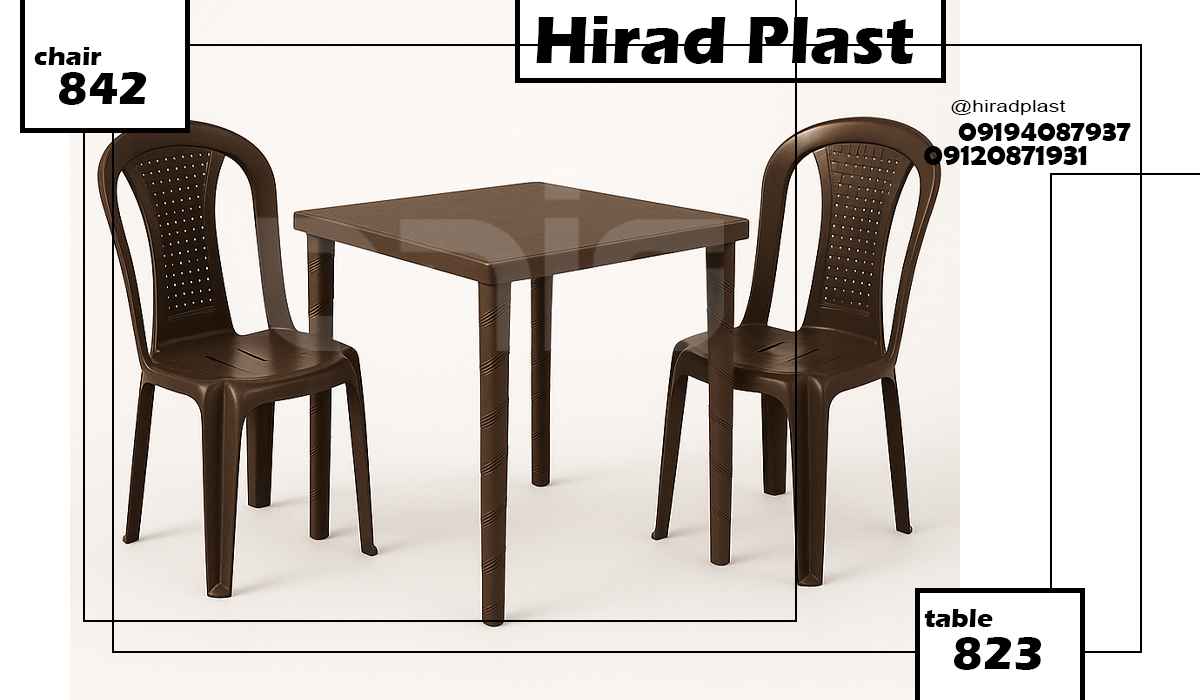 میز و صندلی پلاستیکی باغی