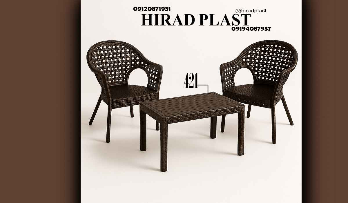 میز و صندلی پلاستیکی ویلایی