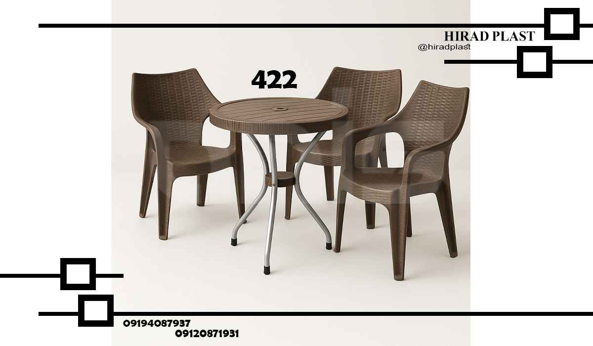 میز پلاستیکی گرد