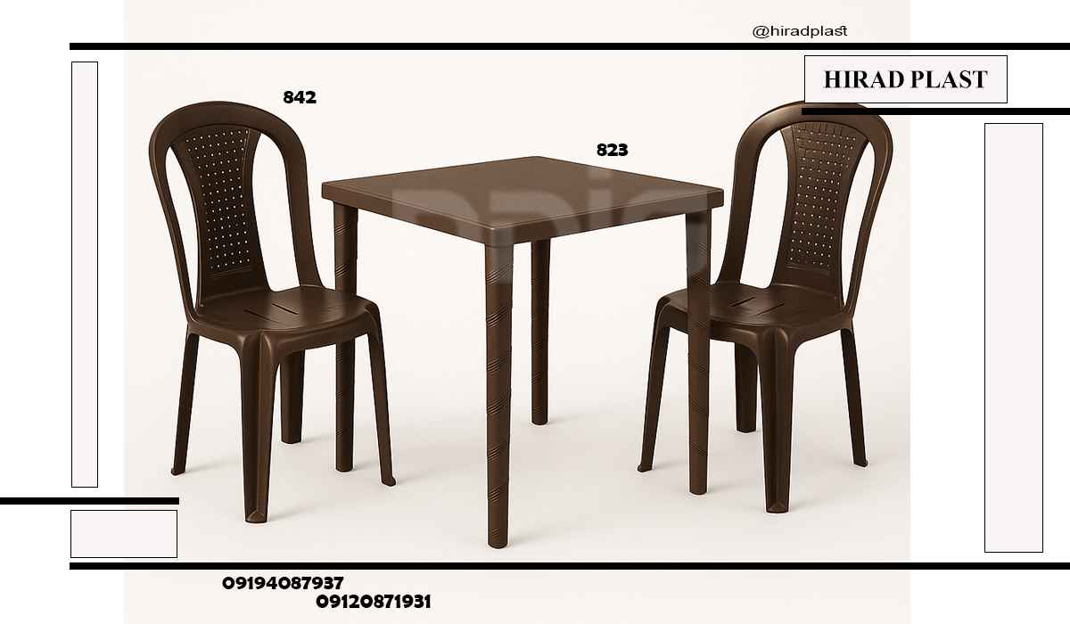 میز و صندلی پلاستیکی ناهارخوری